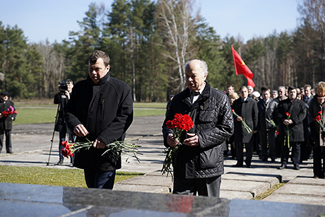 Митинг в Саласпилсе