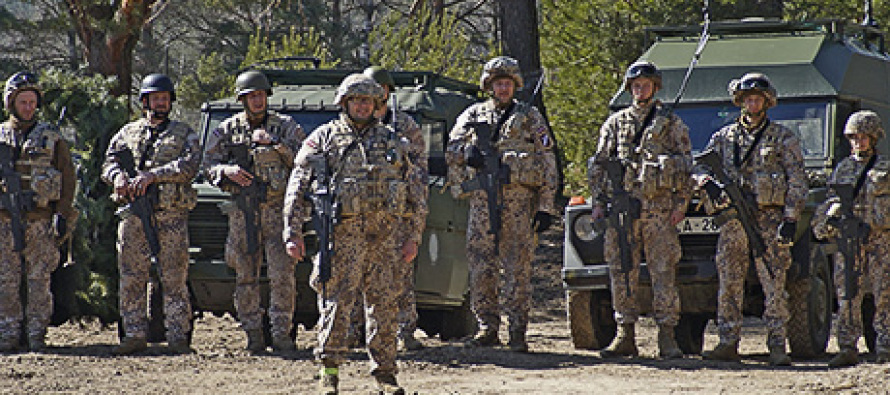 Лагерь боевой группы