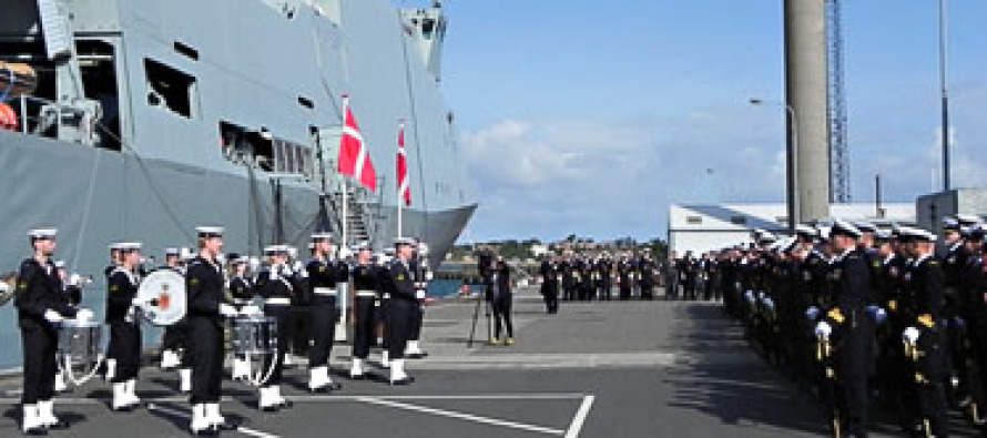 Новый фрегат датского ВМФ