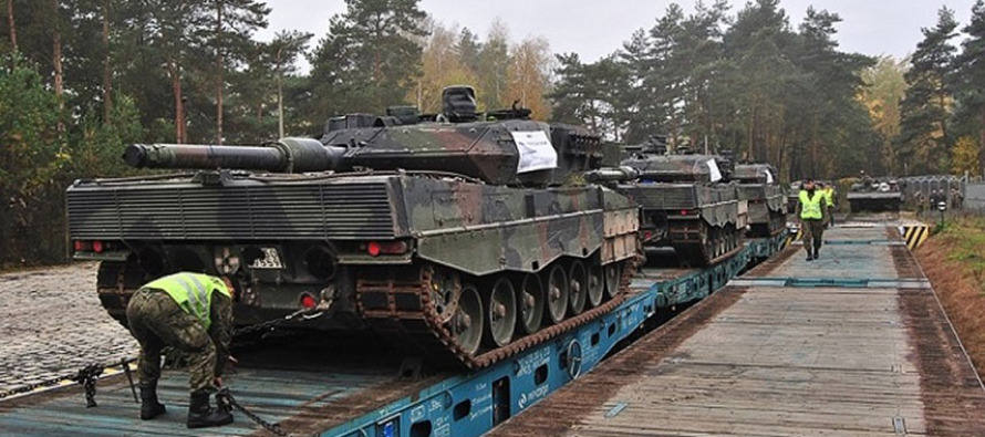 Прибыли танки «Leopard 2A5»