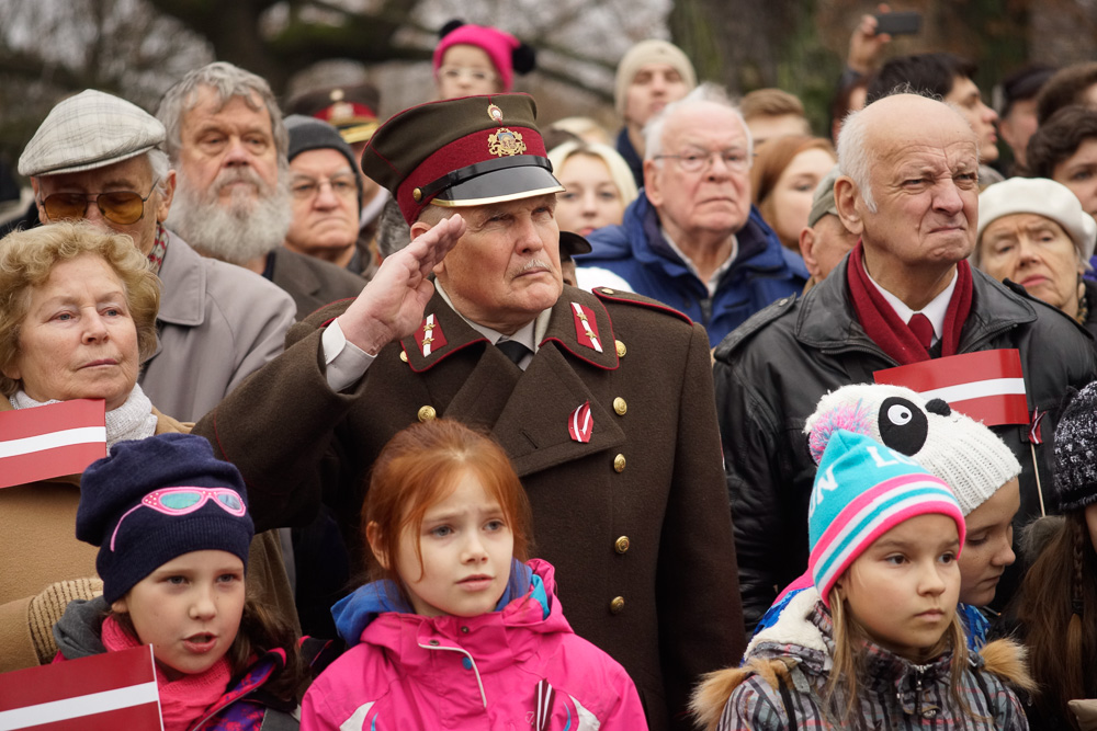 Парад в День Лачплесиса 2014