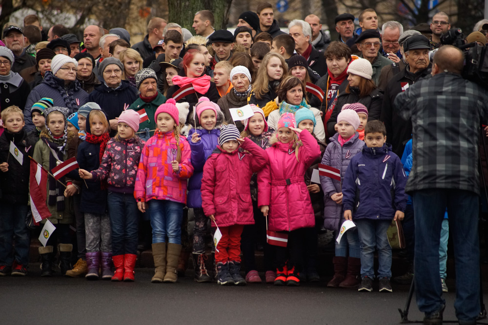 Парад в День Лачплесиса 2014