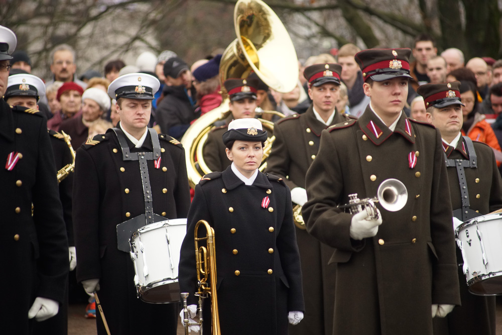 Парад в День Лачплесиса 2014