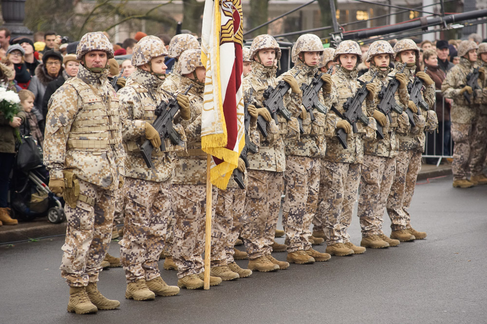 Парад в День Лачплесиса 2014