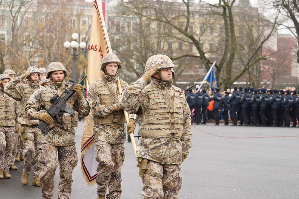 Парад в День Лачплесиса 2014