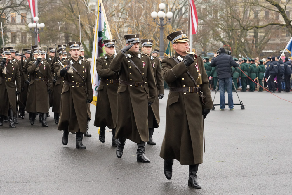 Парад в День Лачплесиса 2014