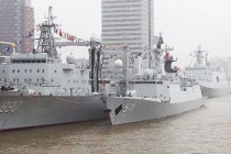 Китайские корабли в Роттердаме