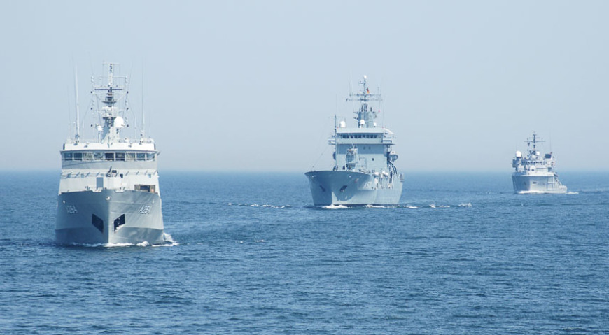 Корабли НАТО в Балтийском море