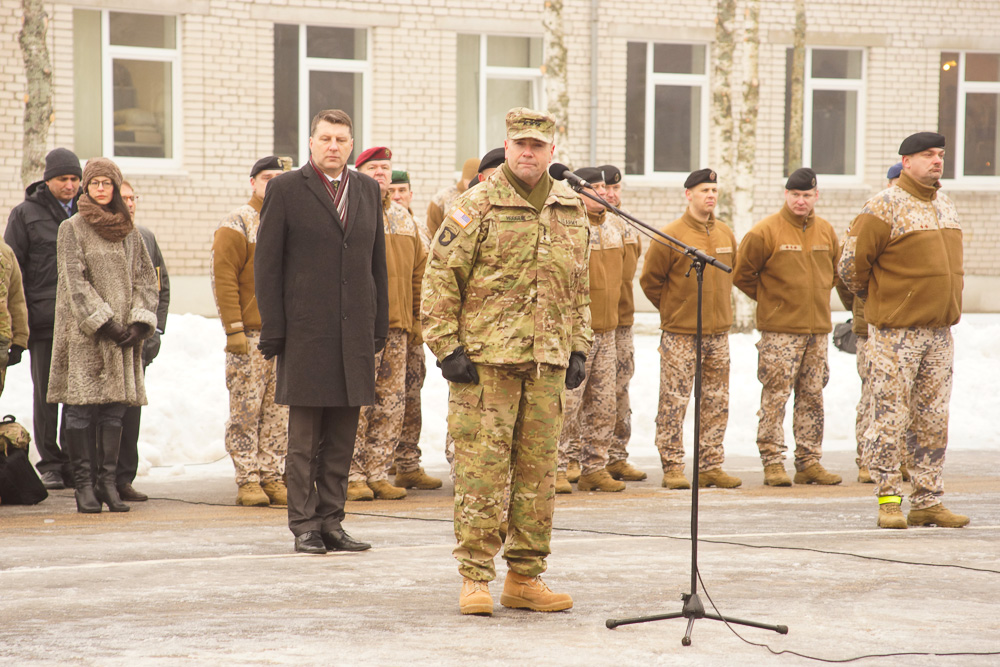 2-ой Кавалерийский в Адажи: Церемония