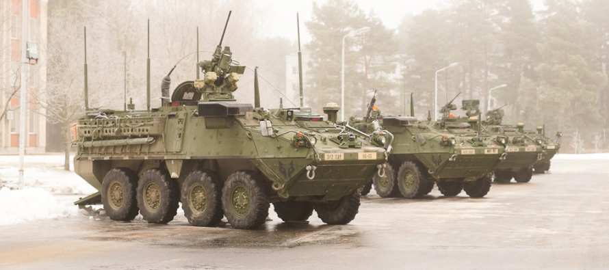 2-ой Кавалерийский в Адажи: Stryker