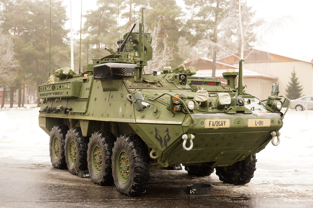 2-ой Кавалерийский в Адажи: Stryker