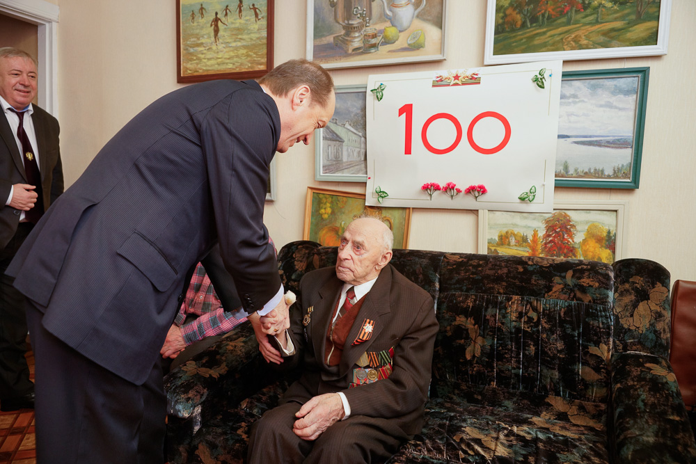 Ветеран войны отметил 100-летие