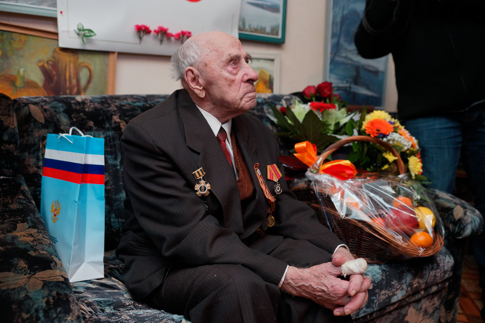 Ветеран войны отметил 100-летие