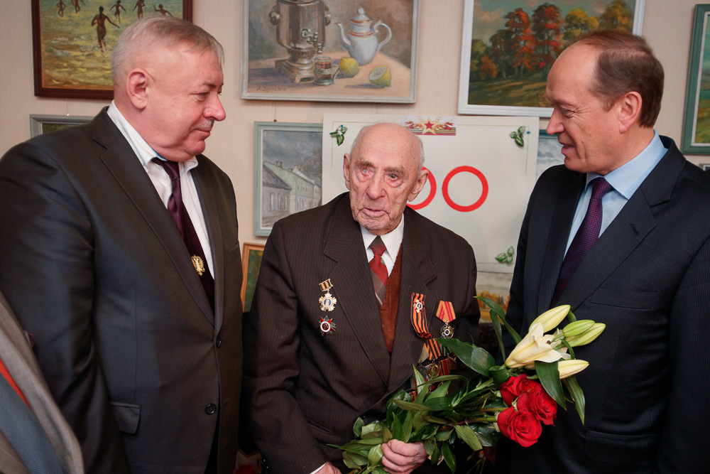 Ветеран войны отметил 100-летие
