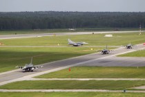 Учения военно-воздушных сил в Эстонии