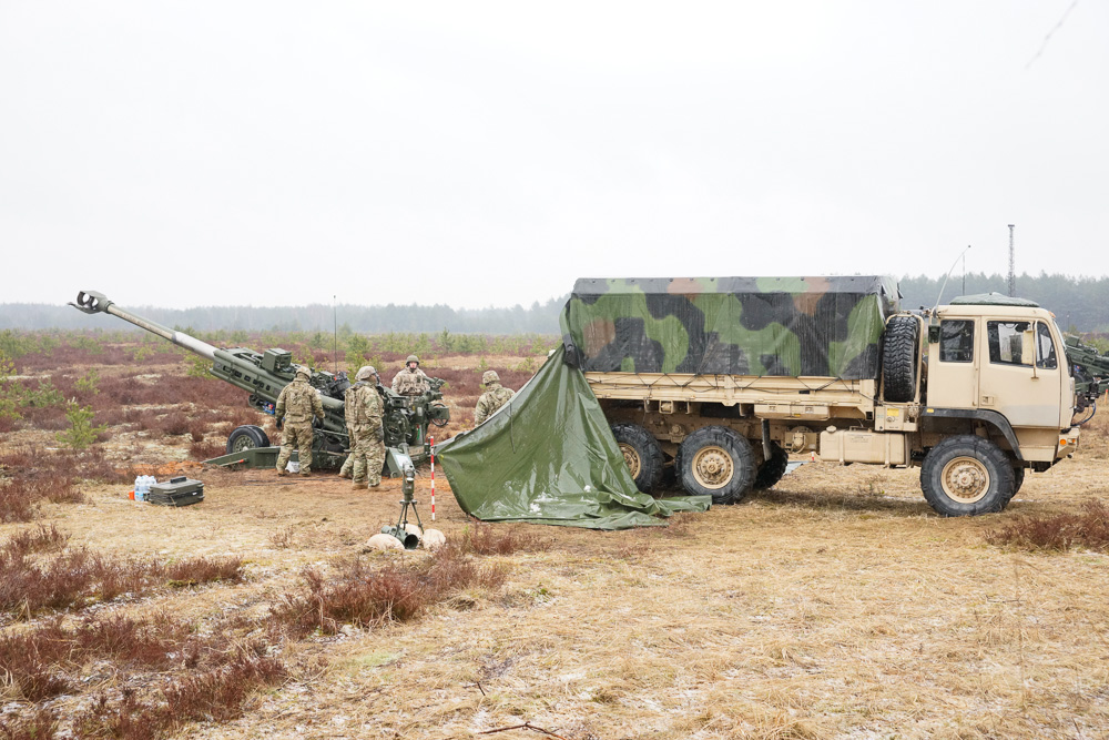 Operation Summer shield XII: 155-мм гаубица M777