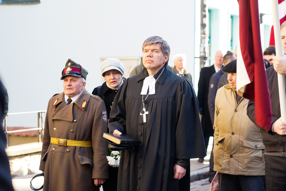 Шествие памяти легионеров Waffen SS в Риге