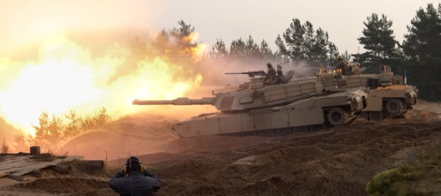 Американские танки прибудут в Латвию