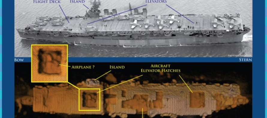 На дне моря найден радиоактивный авианосец США