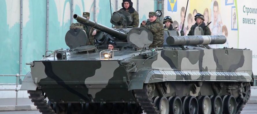 Использование машин БМП-3 и танков Т-80У