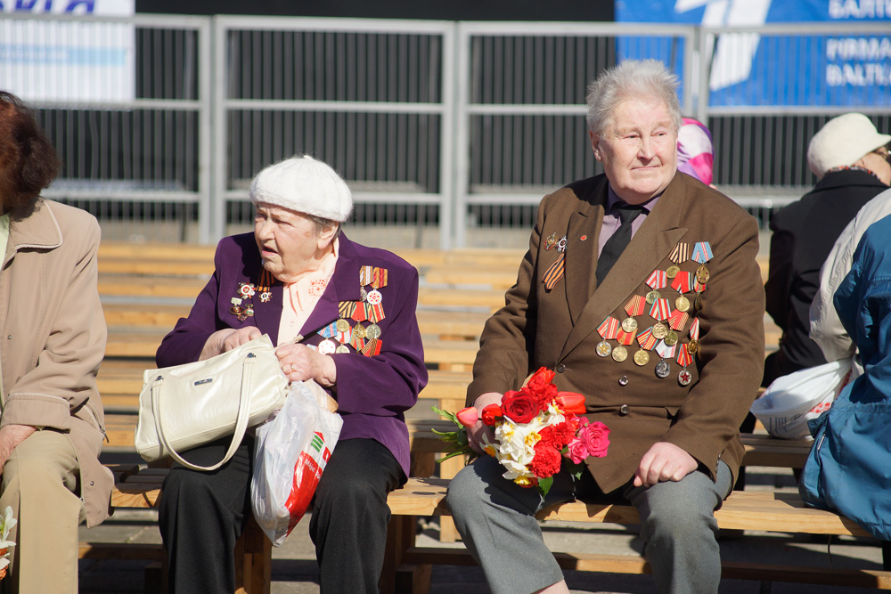 70 лет Победы в Риге: У Памятника Освободителям