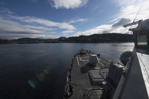 Ракетный эсминец США прибыл в Норвегию