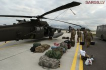 Вертолёты «Black Hawk» прибыли в Лиелварде