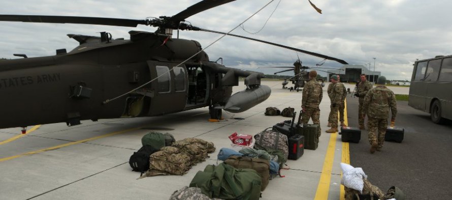 Вертолёты «Black Hawk» прибыли в Лиелварде