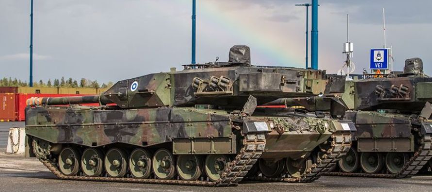 Финляндия получила первые танки Leopard 2A