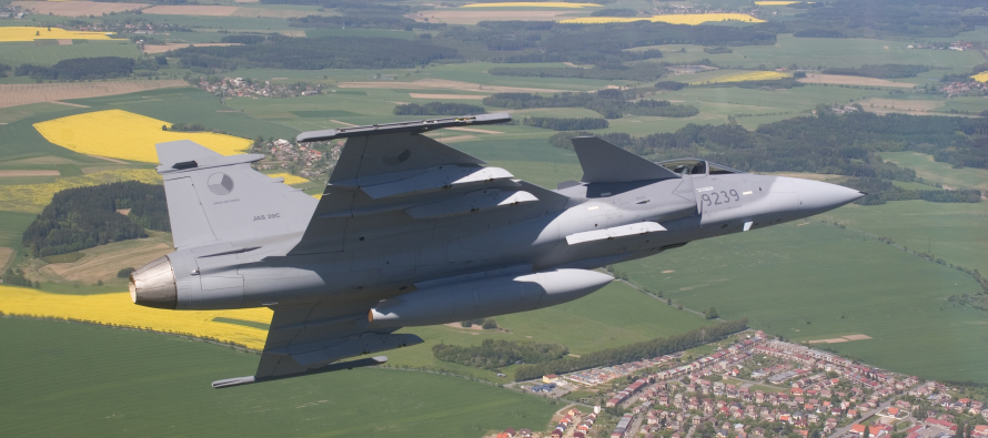 Слёт истребителей Gripen