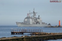 Визит трёх кораблей НАТО в Ригу