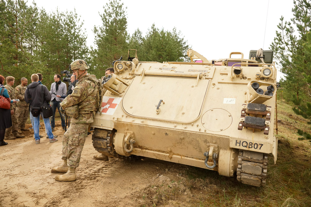 Стрельба Abrams M1A2 в Адажи