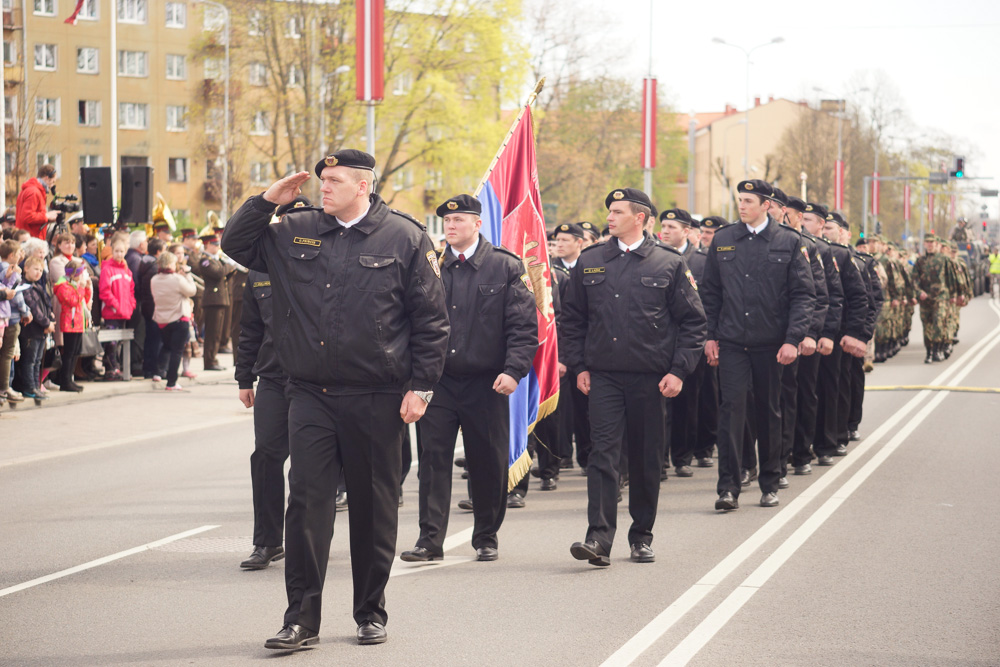 Елгава 4 мая: Парад войск