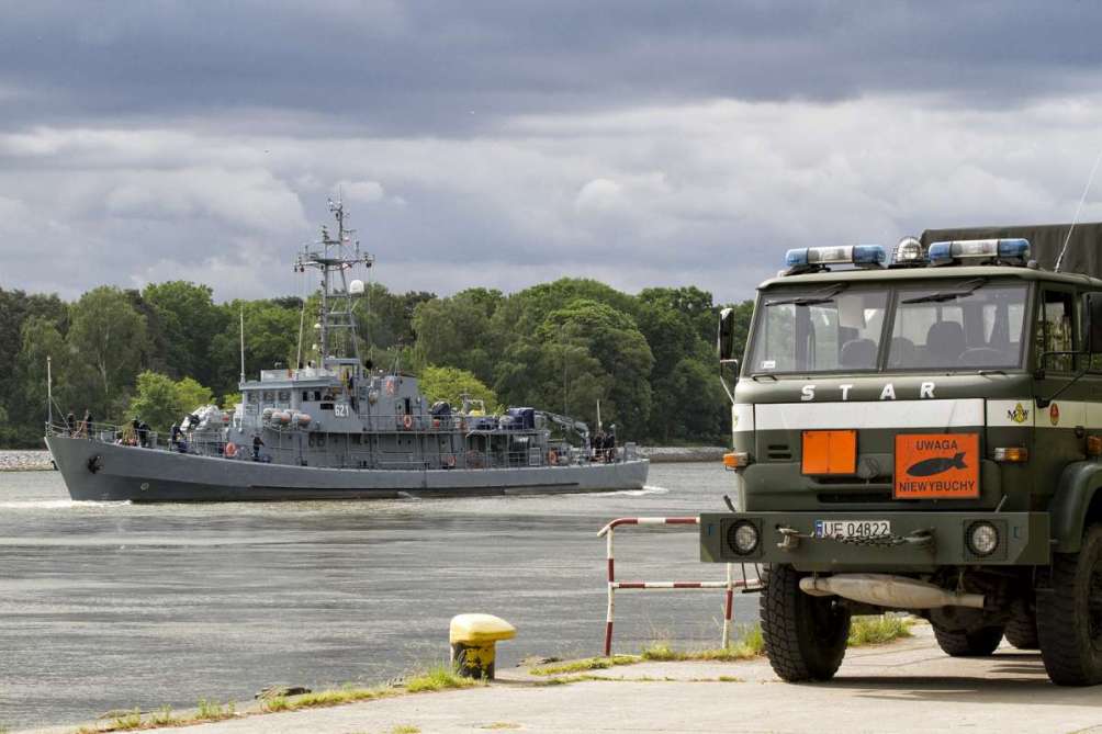 Морская мина нейтрализована в Польше