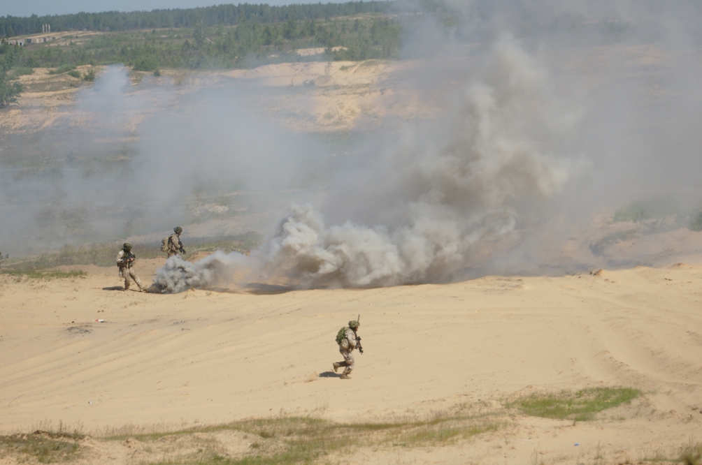 День прессы на Saber Strike 2015. Бой на Французском кургане