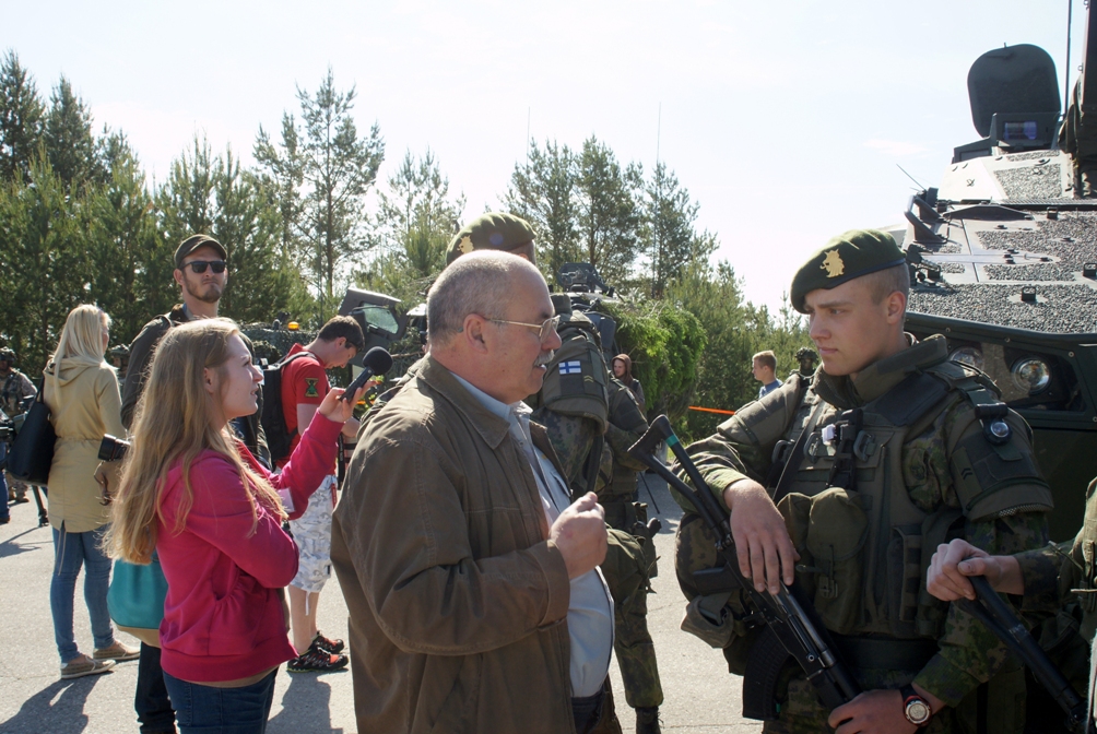 День прессы на Saber Strike 2015. Техника