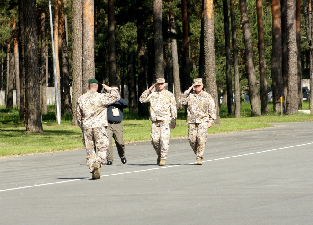 Церемония открытия учений «Saber Strike 2015″