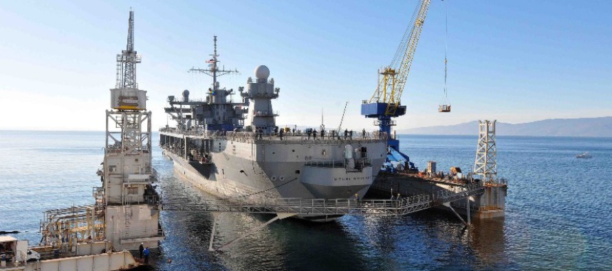 Хорваты ремонтируют флагман 6-го флота США