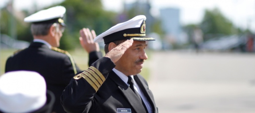 Смена командующего военно-морскими силами Литвы