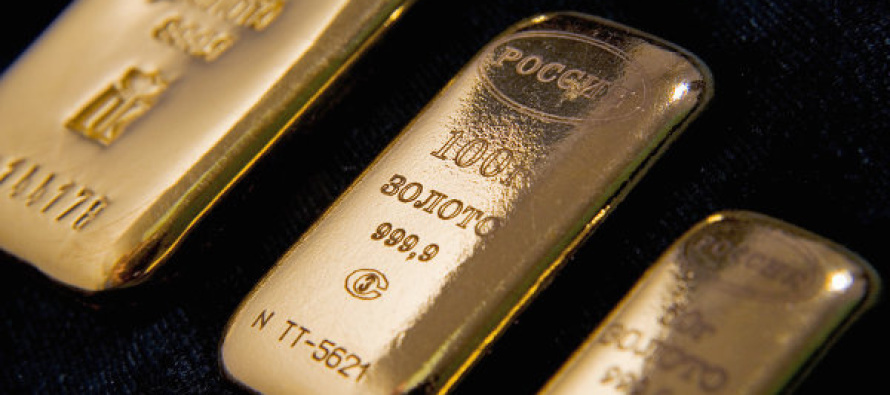 Золотые запасы России выросли до 1275,24 тонны