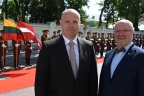 Встреча министров обороны Латвии и Литвы