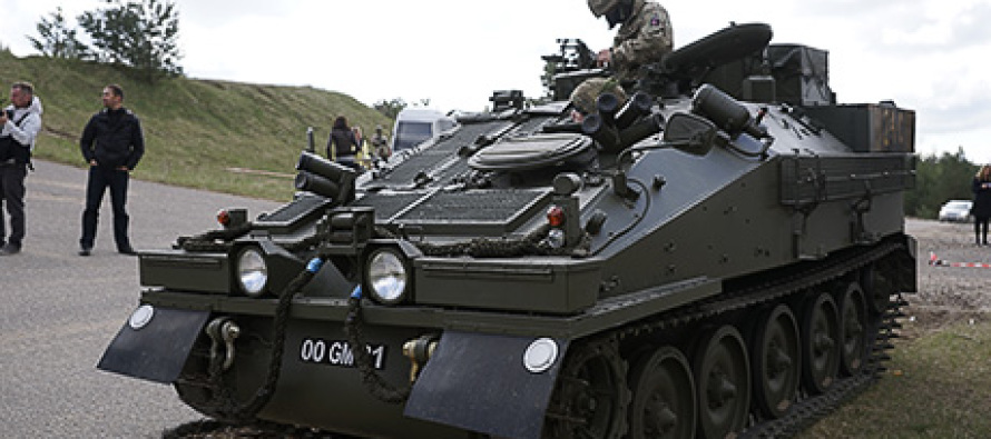Боевые машины CVRT прибудут в Латвию осенью