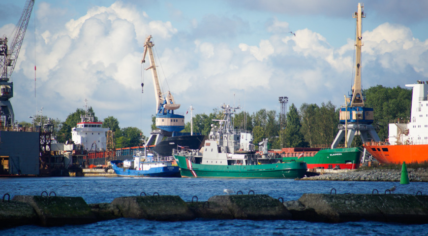 Пограничный корабль Латвии Valpas