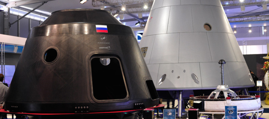 Россия показала углепластиковый отсек космического корабля