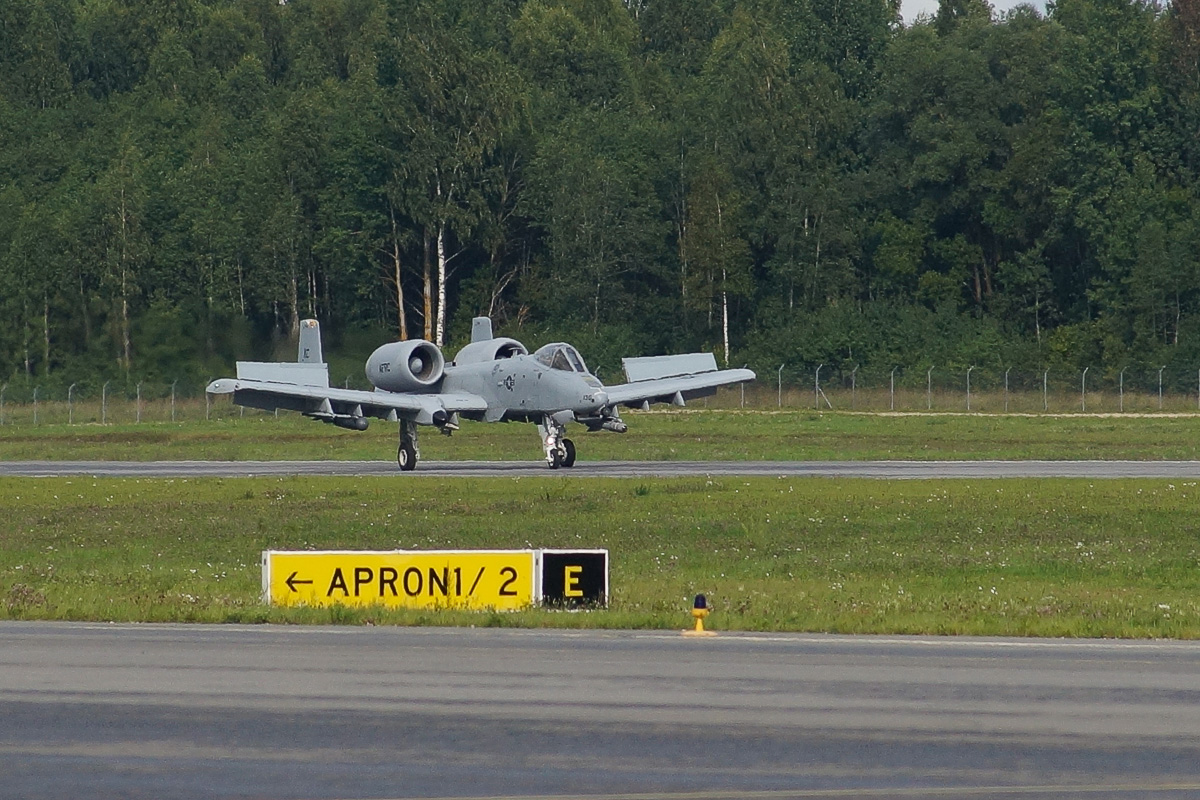 Авиабаза Лиелварде: A-10 Thunderbolt II