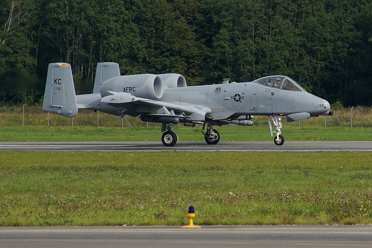 Авиабаза Лиелварде: A-10 Thunderbolt II