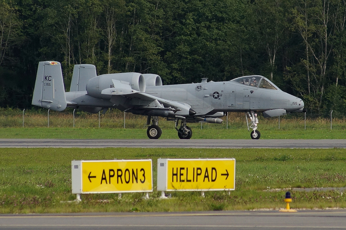 Авиабаза Лиелварде: A-10 Thunderbolt II