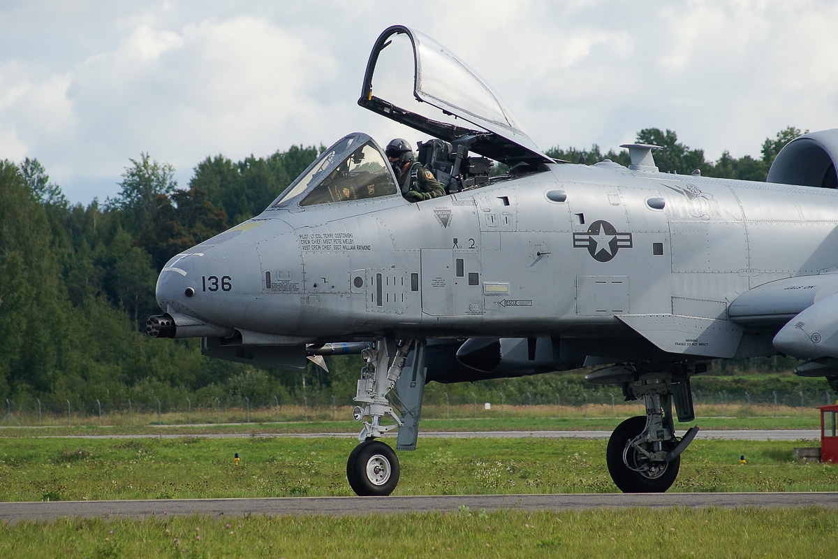 Авиабаза Лиелварде: A-10 Thunderbolt II