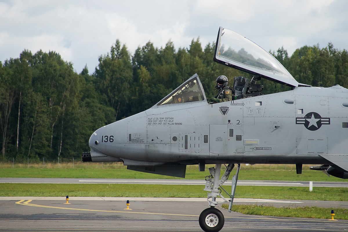 Авиабаза Лиелварде: A-10 Thunderbolt II