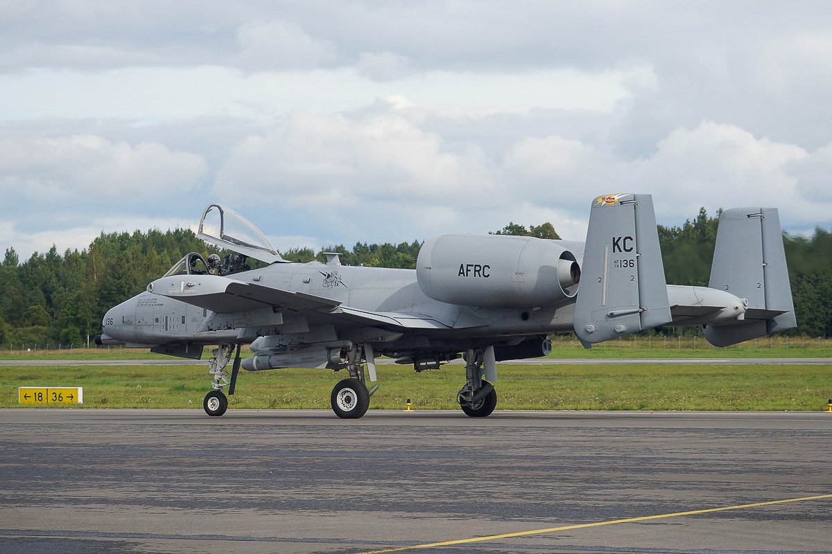 Авиабаза Лиелварде: A-10 Thunderbolt II